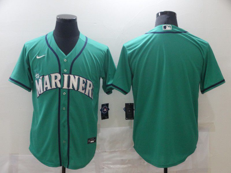 Men Seattle Mariners Blank Green Game 2021 Nike MLB Jersey->seattle mariners->MLB Jersey